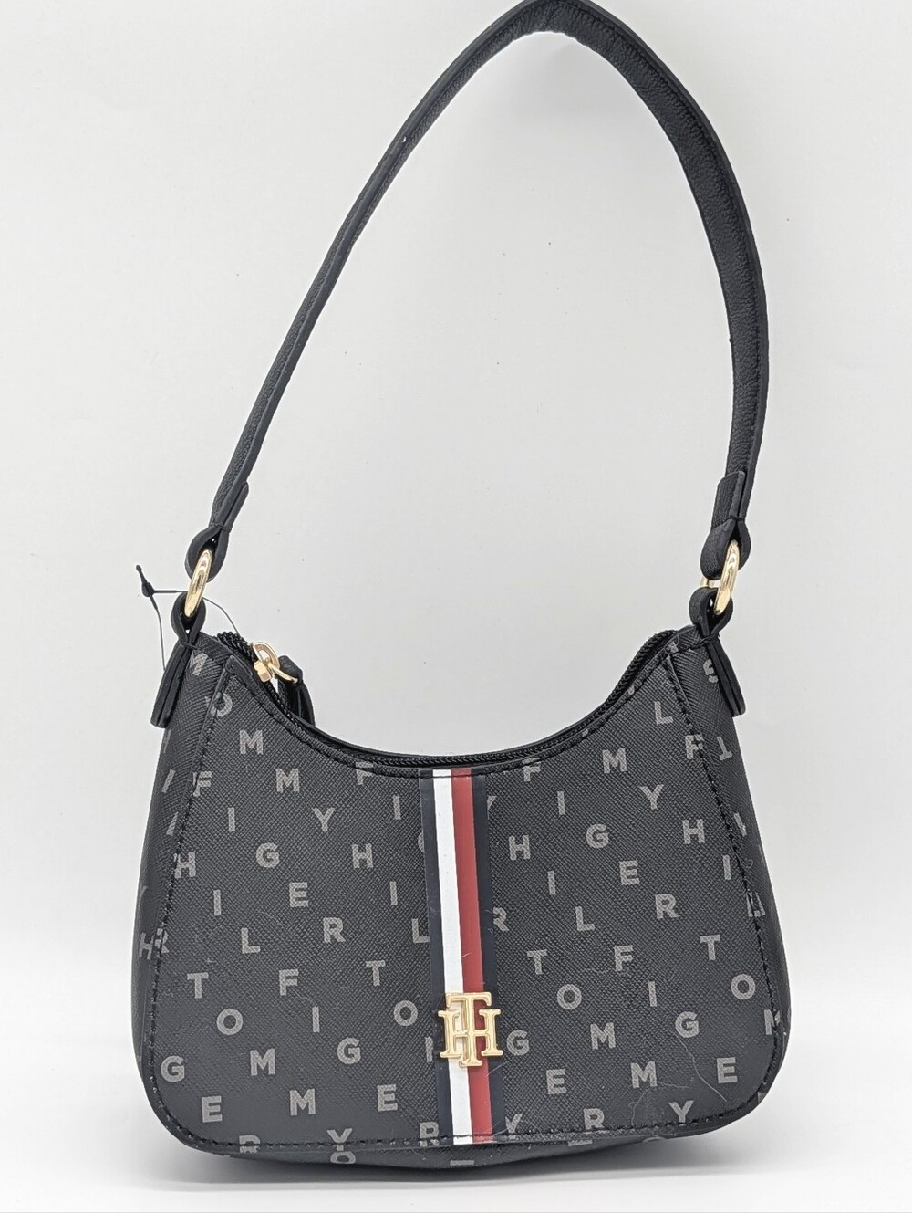 Tommy Hilfigur Monogram Crescent Shoulder Baguette